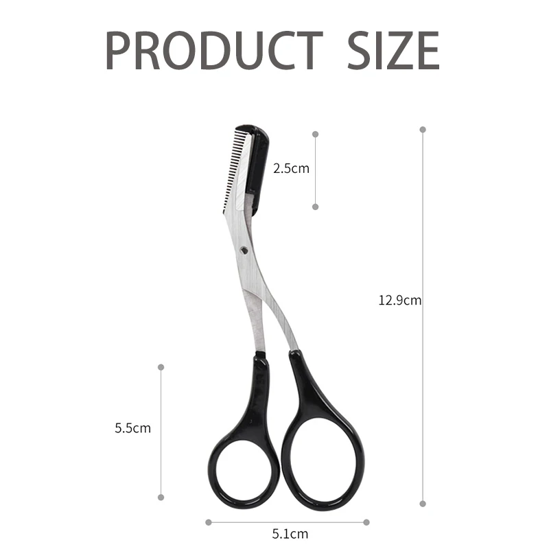 Eyebrow Trimmer 1Pc Eyebrow Trimmer Epilator Hair Comb For Eyebrows Hair Trimmer Eyebrow Scissors Makeup Tools Accessories Beauty Health