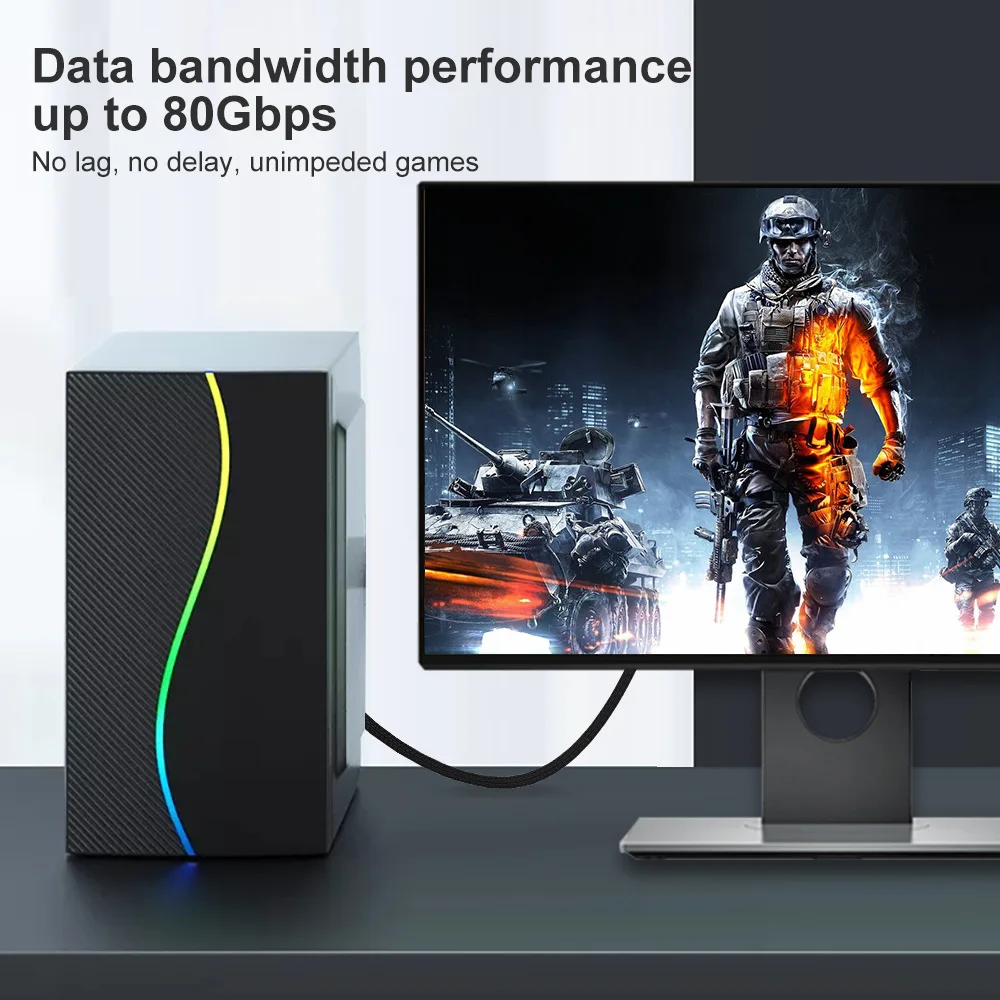 Displayport 2.0 16K@60Hz 10K@60Hz UHD 