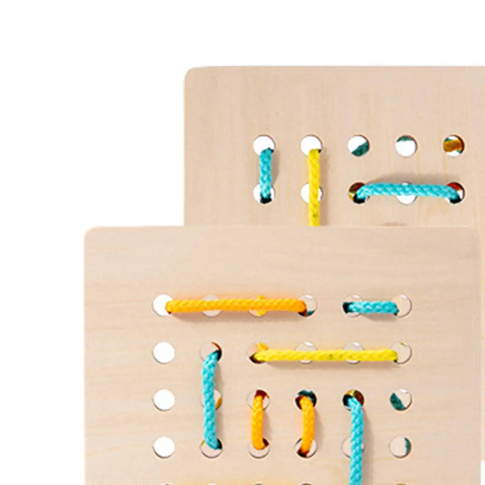

Обучающая игрушка для девочек и мальчиков, деревянная игрушка на шнуровке, в форме веревки
