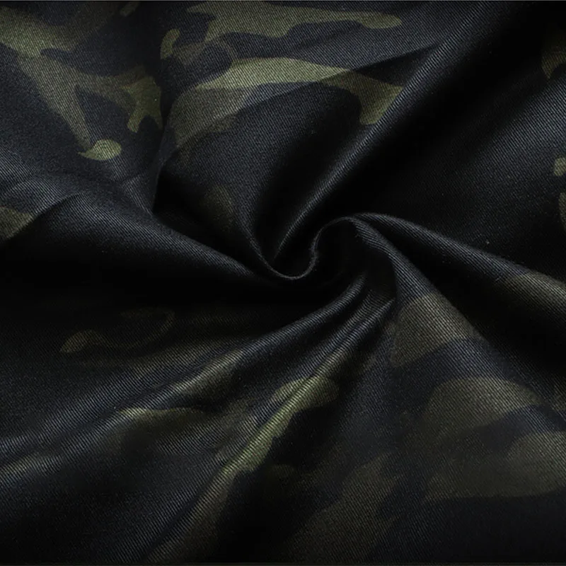 Military Wear-resistant Sets Men Camo Spring Autumn Multi-pocket Army Training Suits Male Outdoor Training Fishing Cargo Set