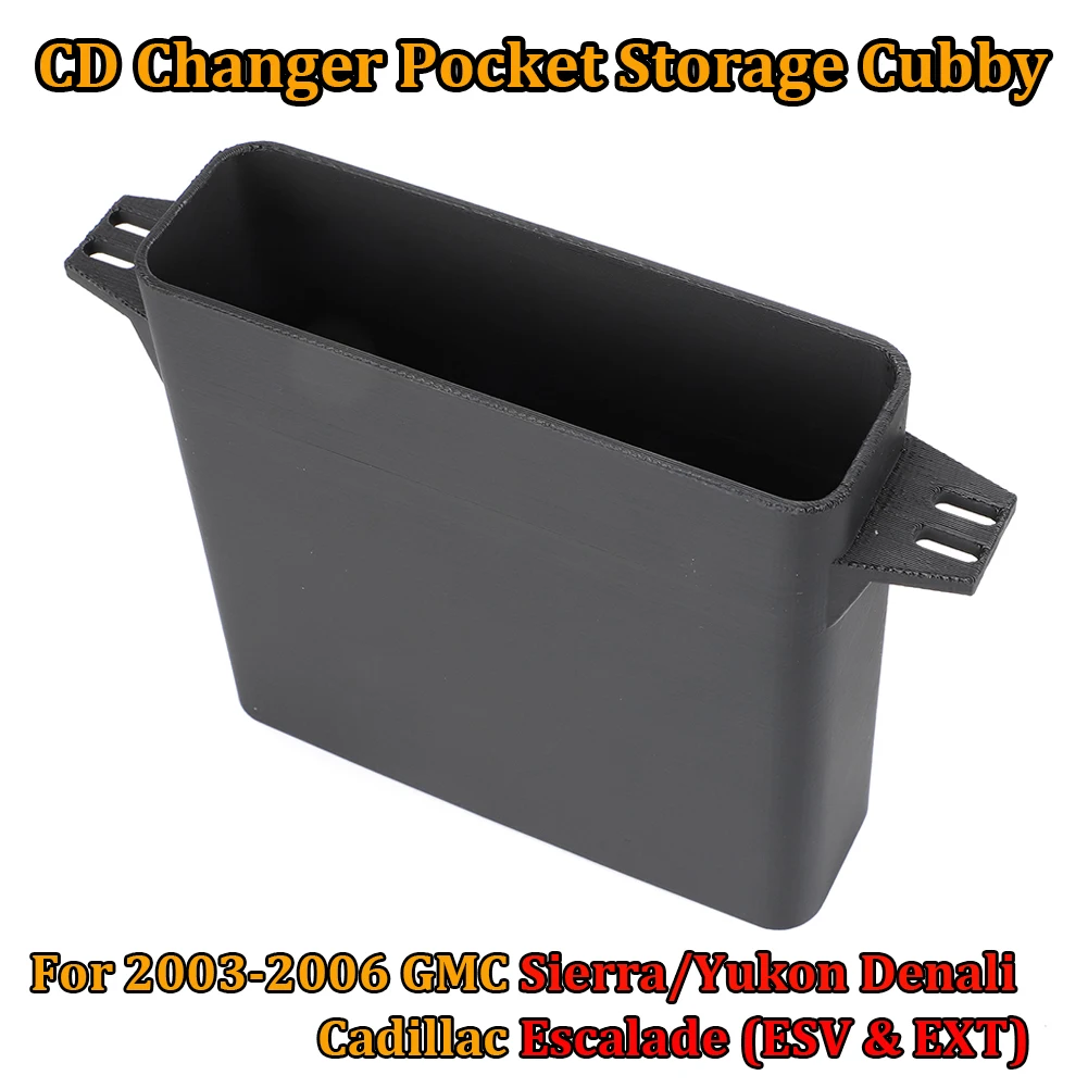 Per Cadillac Escalade Esv Ext 2003-06 Sierra Yukon Denali Cd Changer Pocket Storage Cubby