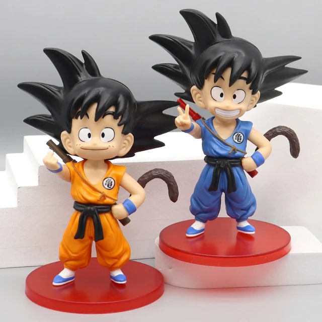 Estátua Goku Criança Com Bastão Dragon Ball Figure coleção