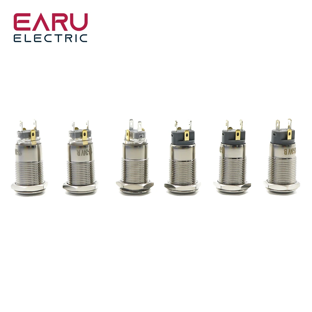 4 Pz Interruttore A Pedale 3PDT Con Anello LED Verde Halo