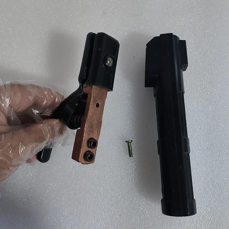 Electrode Holder Stick Welding Rod Copper Mini Cable Welding Clamps Stinger Clamp Tool Heat Resistant welding electrode clamp