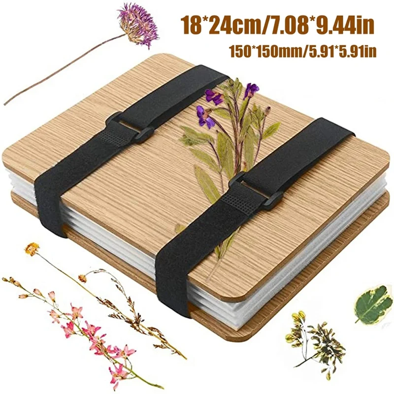 1 Set Plant Specimen Tool Kit DIY Dry Flower Press Wooden Plant Press Tool Flower Press Kit Plant Leaf Press Set 2
