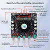 300W*2+600W TPA3255 Bluetooth Power Amplifier Board 2.1 Ch Class D USB Sound Card Subwoofer Theater Audio Stereo Equalizer Amp 2