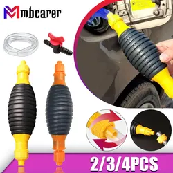 Hand Fuel Pump Car Fuel Tank Sucker Oil Transfer Fuel Pump Petrol Diesel Liquid Manual Pump Fuel Saver for Car Oil Siphon Pump
