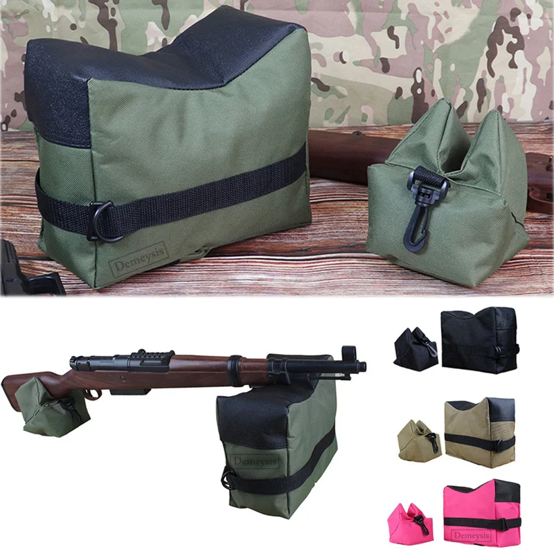 Rifle Shooting Range Gun Leather Sandbag Bench Rest Sniper Hunting Target