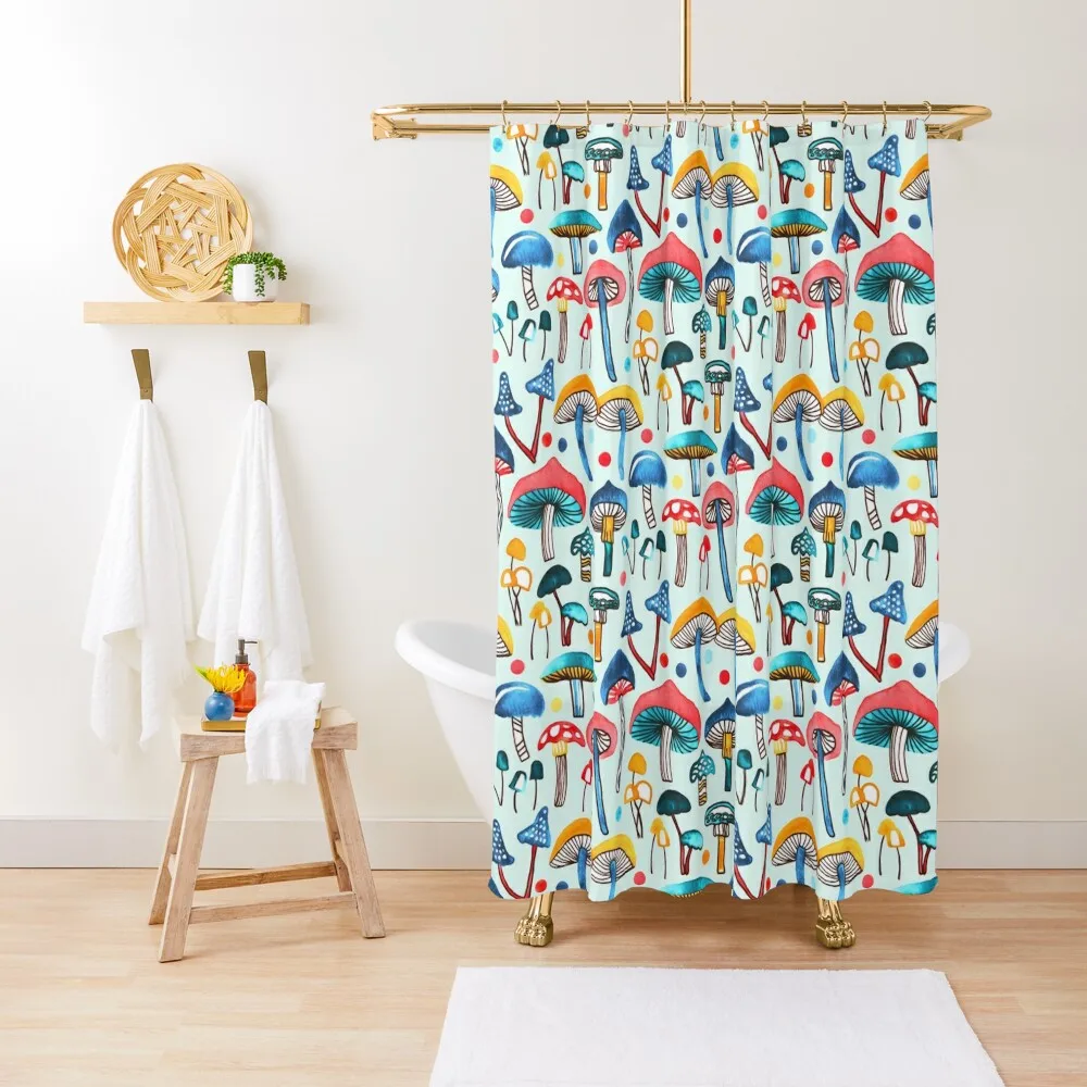 

Alice's MushroomsShower Curtain For Shower Shower Bathroom Curtain