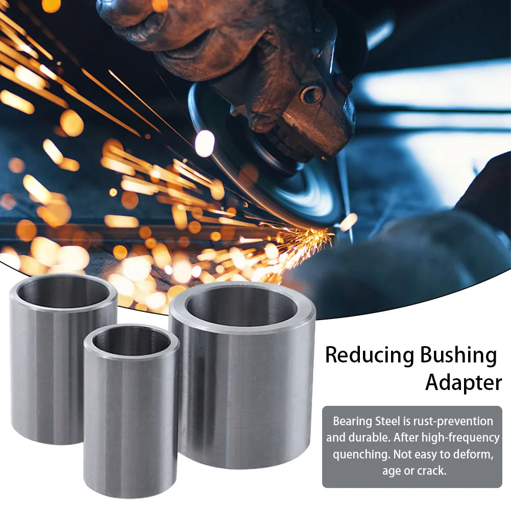 3pcs Reducing Bushing Adapter Arbor Hole Bearing Steel Accessories