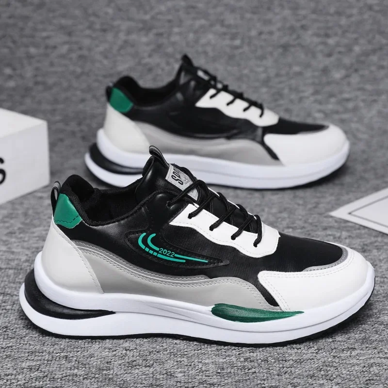 Black color leather surface