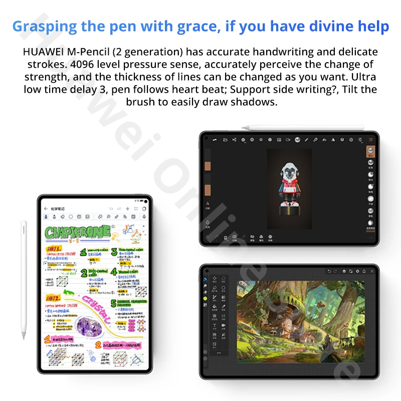 Original HUAWEI M-Pencil (2nd and 3nd Generation) Stylus White Capacitive Pen For MatePad Pro MatePad Paper MateBook E Touch Pen stylus pen touch screen stylus