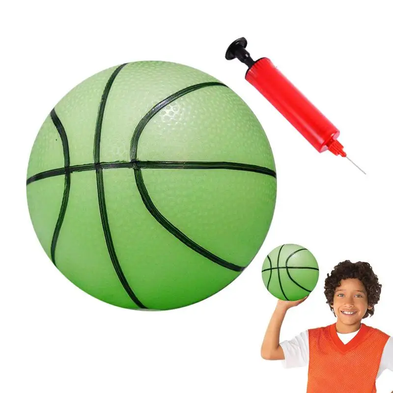 

Light Up Basketball Luminous Glowing Basketball Illuminated Reflective Glowing Toddler Bouncy Balls For Play Games Indoor