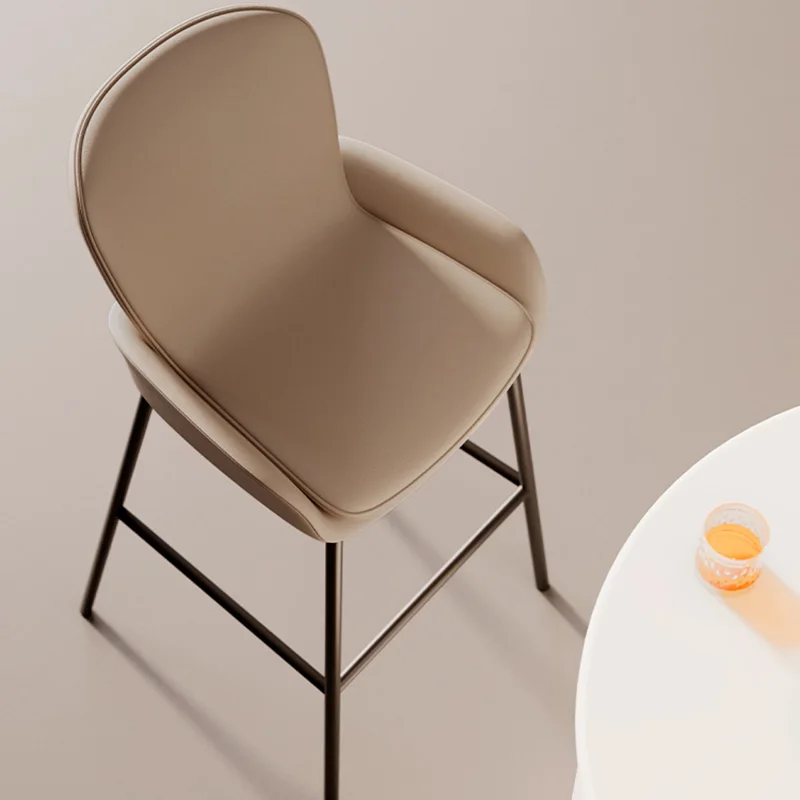 Bar Stools Ergonomic Aesthetic Living Room Accent Office Chair Modern Long Height Relaxing Furniture