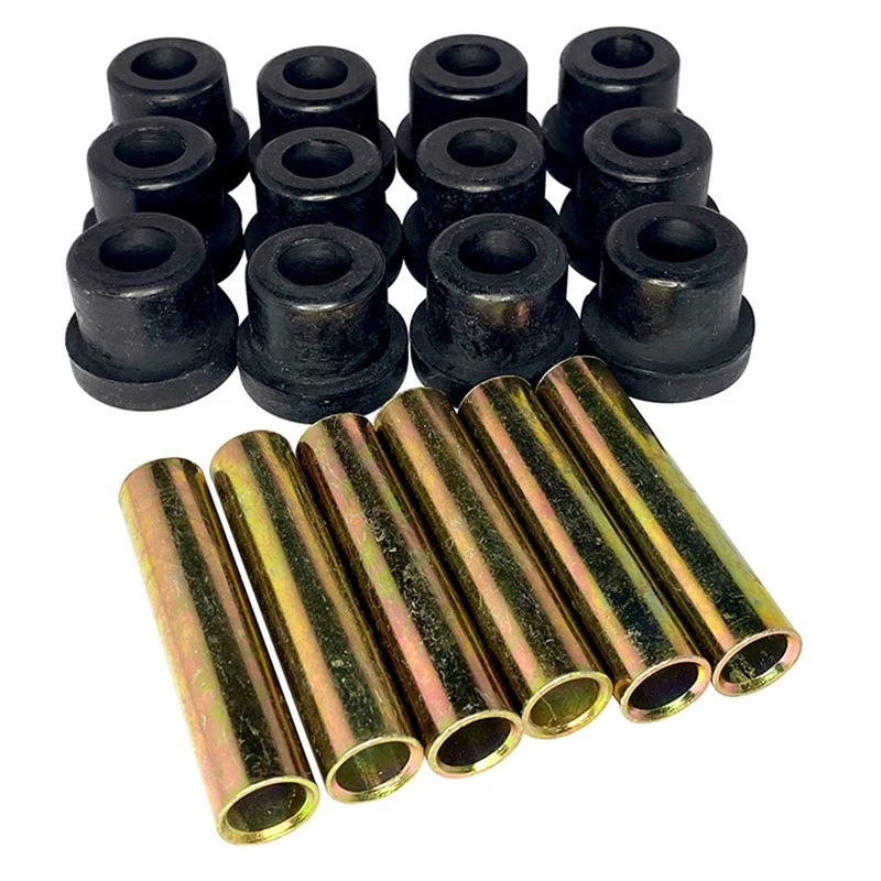 1 Set Rear Leaf Spring for Club Car DS Gas Electric Golf Cart Bushing and Sleeve Kit, 1015583 1012303 1992 Up