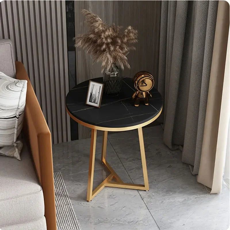 

Nordic Corner Coffee Balcony Leisure Round Home Small White Side Table Living Room Furniture Bedroomlu Xury INS Bedside Table