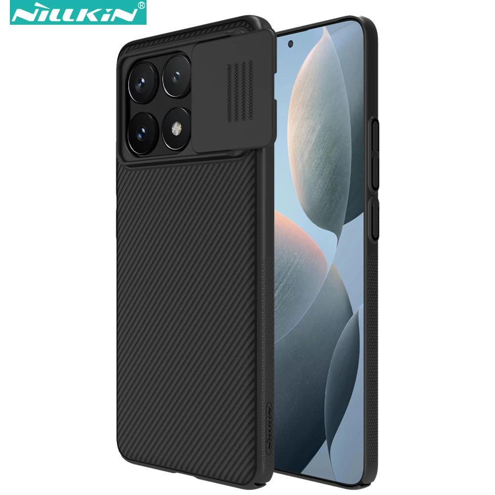 Nillkin Case for Xiaomi Poco X6 Pro 5G Shockproof Phone Cases with Slide Camera Cover 2