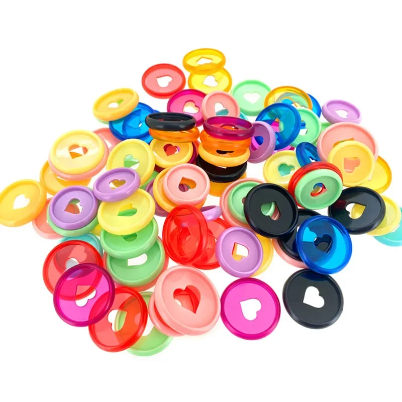 24mm Macarons Plastic Binding Ring Suitable for Loose-leaf Notebooks Planner Scrapbooking Mushroom Hole School Binding Supplies plastic binding rings,loose leaf binding coil,book binding supplies,plastic binding coil