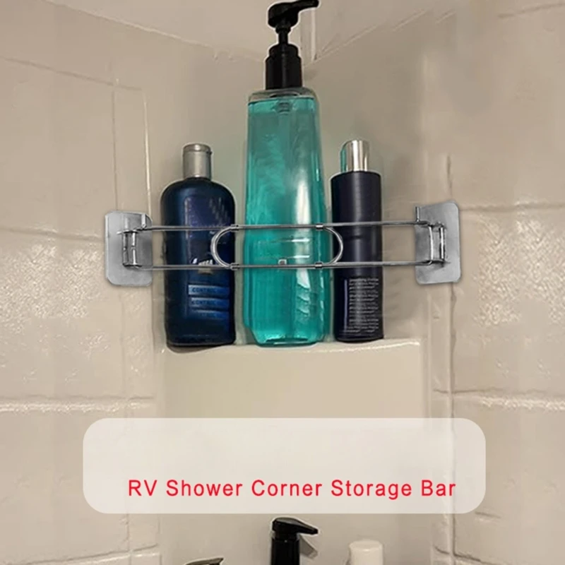 

BF88 Перекладина для хранения туалетных принадлежностей Угловая полка для душа Крючки для стержня Аксессуары для ванной