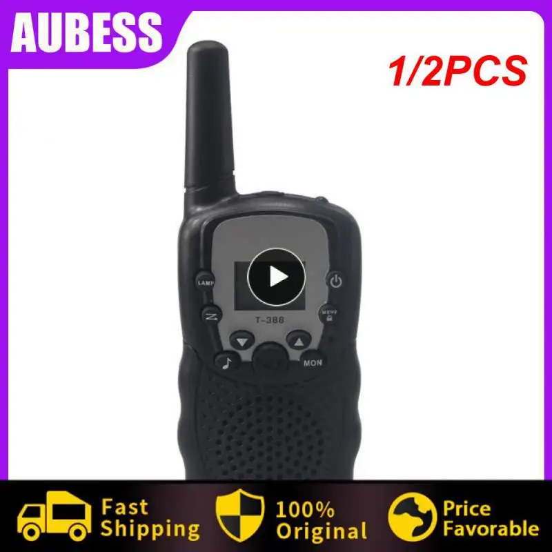 

1/2PCS New Kids Walkie Talkie Celular Handheld Transceiver Highlight Phone Radio Interphone 3KM Mini Talkie Walkie Toys Gifts