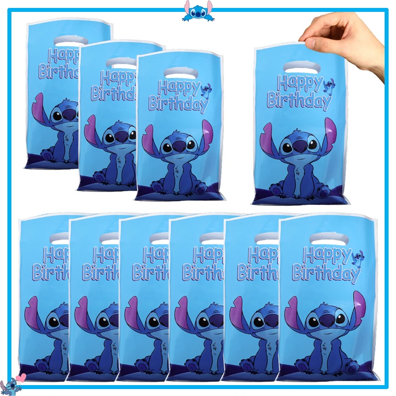 thumbnail image 1 of Decoraciones para fiesta de cumpleaños de Disney Stitch, Lilo y Stitch, servilletas de papel azul, vasos, platos, globos, suministros para baby shower para niños, 1 of 4