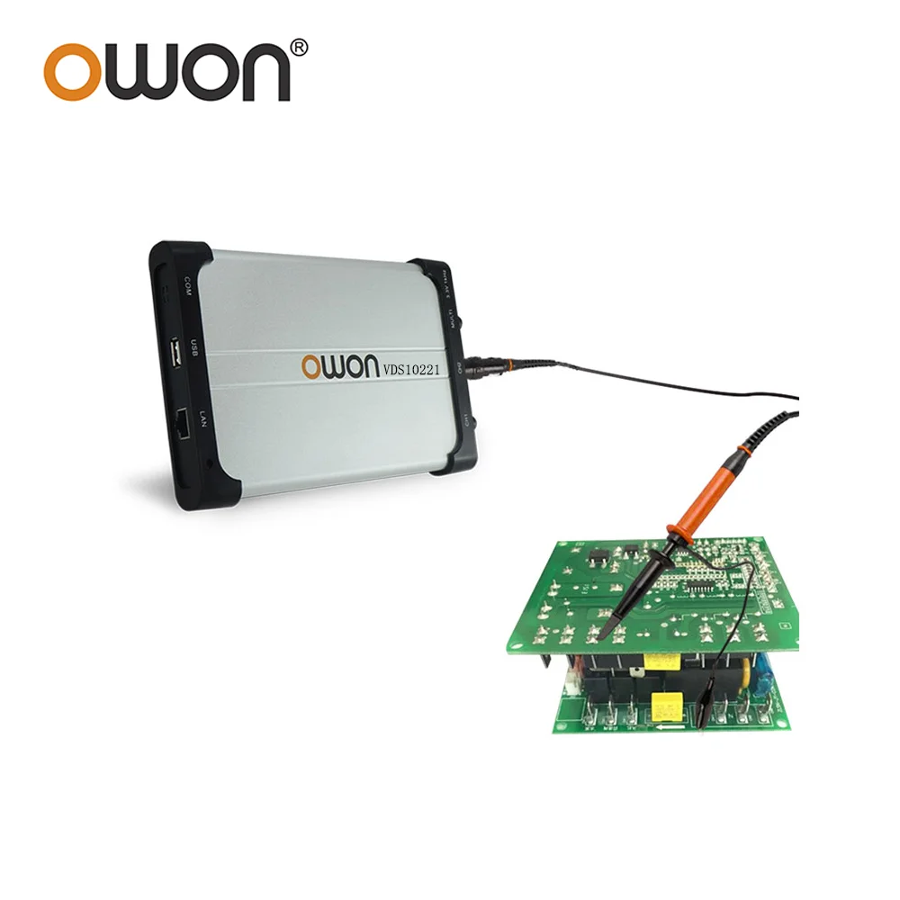 Description Picture 3 of itemOWON VDS1022I 400V USB2.0 Isolation 5mV/div Virtual Oscilloscope VDS1022 40V 25MHz 100MSa/s 8 bits 5K Record PC Oscilloscopes