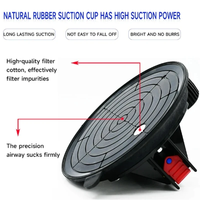 Vacuum Suction Cup 250 Kg Carrying Capacity 8 Inch Heavy Duty Lifter For Granite Tile Glass Manual Lifting vacuum suction cup