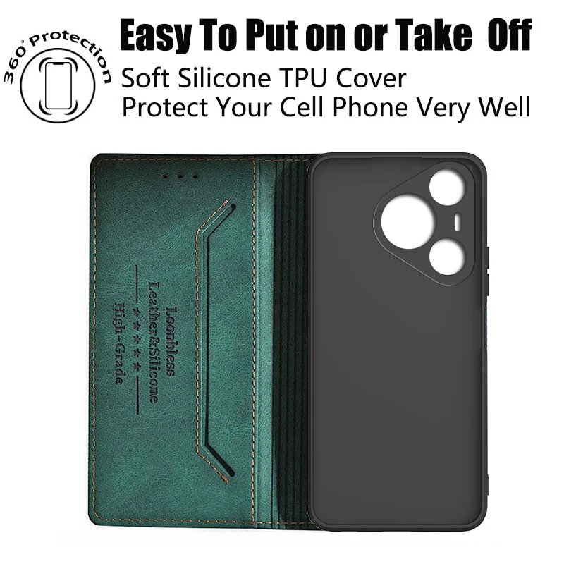 Pura 70 Magnetic Flip Phone Case - Ultra Protective Cover