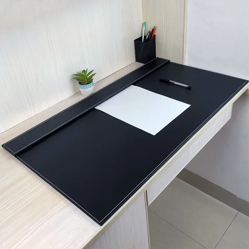 내구성 있는 가죽 사무실 책상 패드, 고급 가죽 패드, 비즈니스 책상용 필기 패드, 마우스 패드, 단단한 표면, 두꺼운 패드