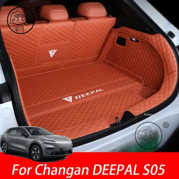 Per Changan DEEPAL S05 2025 2026 Auto Boot Zerbino Baule Posteriore Liner Cargo Pavimento In Pelle Tappeto Vassoio Protezione Tappetini Accessori