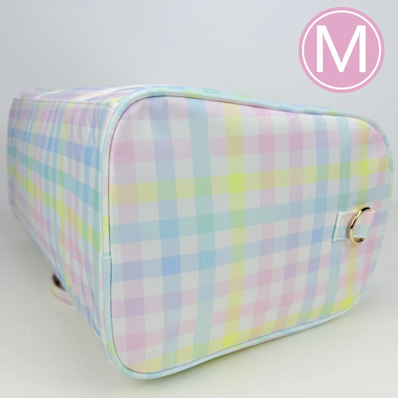 2sizes New Bow Nylon Waterproof Duffle Bags Travel Handbag Rainbow Mugger Nail Travel Bags Woman Large Fitness Handbags