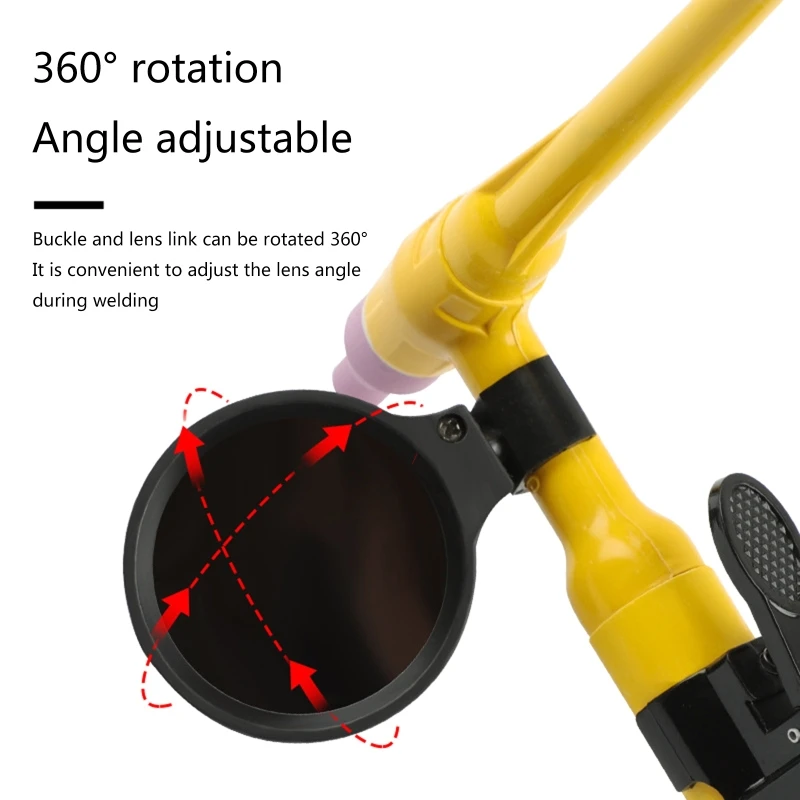 High Performance Welding Spare Parts Argon Arc TIG Shading Mirror Welding Torch Glasses for QQ150A WP17 WP18 WP26 M89B