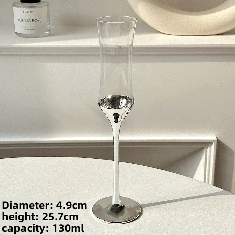 champagne glass red wine pair goblet wedding gift shot glasses set copas de cristal de colores cocktail glass