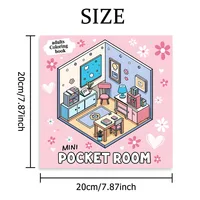 POCKET ROOM Bold-easy Patterns Coloring Book for Adults Cute Drawing Book Perfect Gift for Party and Birthday 2