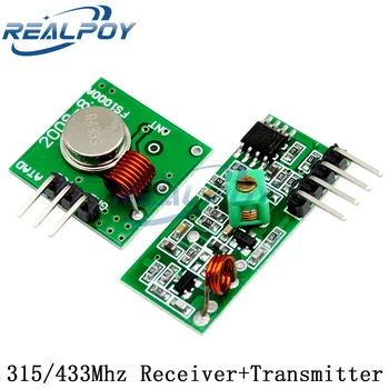 Wireless RF 433 Mhz 5 V DC 433 Mhz/315 Mhz wireless kit based on Arduino Raspberry Pi/ARM/MCU WL kit 1