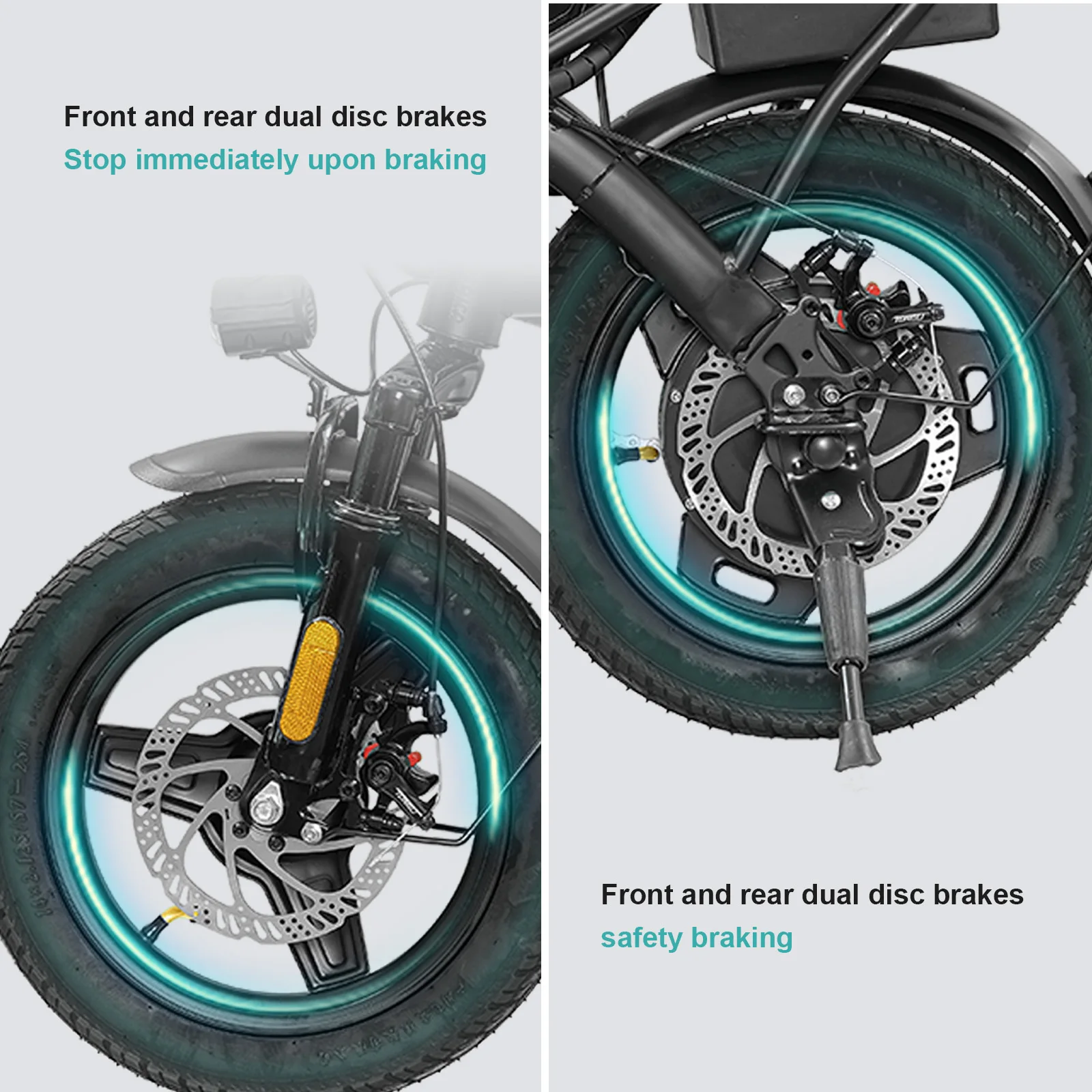 Adult Electric Bike, 20 MPH,560W Motor,48V Removable Battery,14inch Folding Electric Bike,Maximum 32 Miles,1Year Warranty Ebike 4