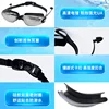 Professional Adluts Swimming Goggles Electroplate Anti-Fog Swimming Glasses with Earplugs uv Prescription Lens Silicone eyewear 5