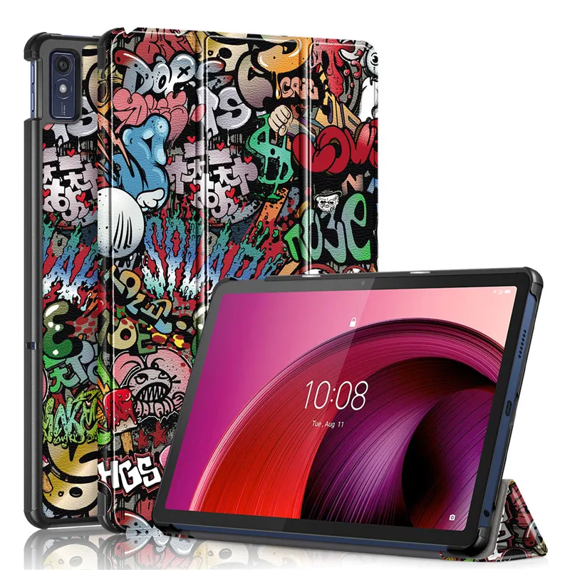 Lenovo Tab M10 5G Premium Magnetic Fold Leather Tablet Stand Case
