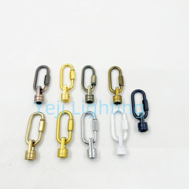 Chandelier Pendant Chain Ring Connecting Buckle Lamp Metal Lock Safety Buckle Insurance Activity Deduction Lighting Accessories