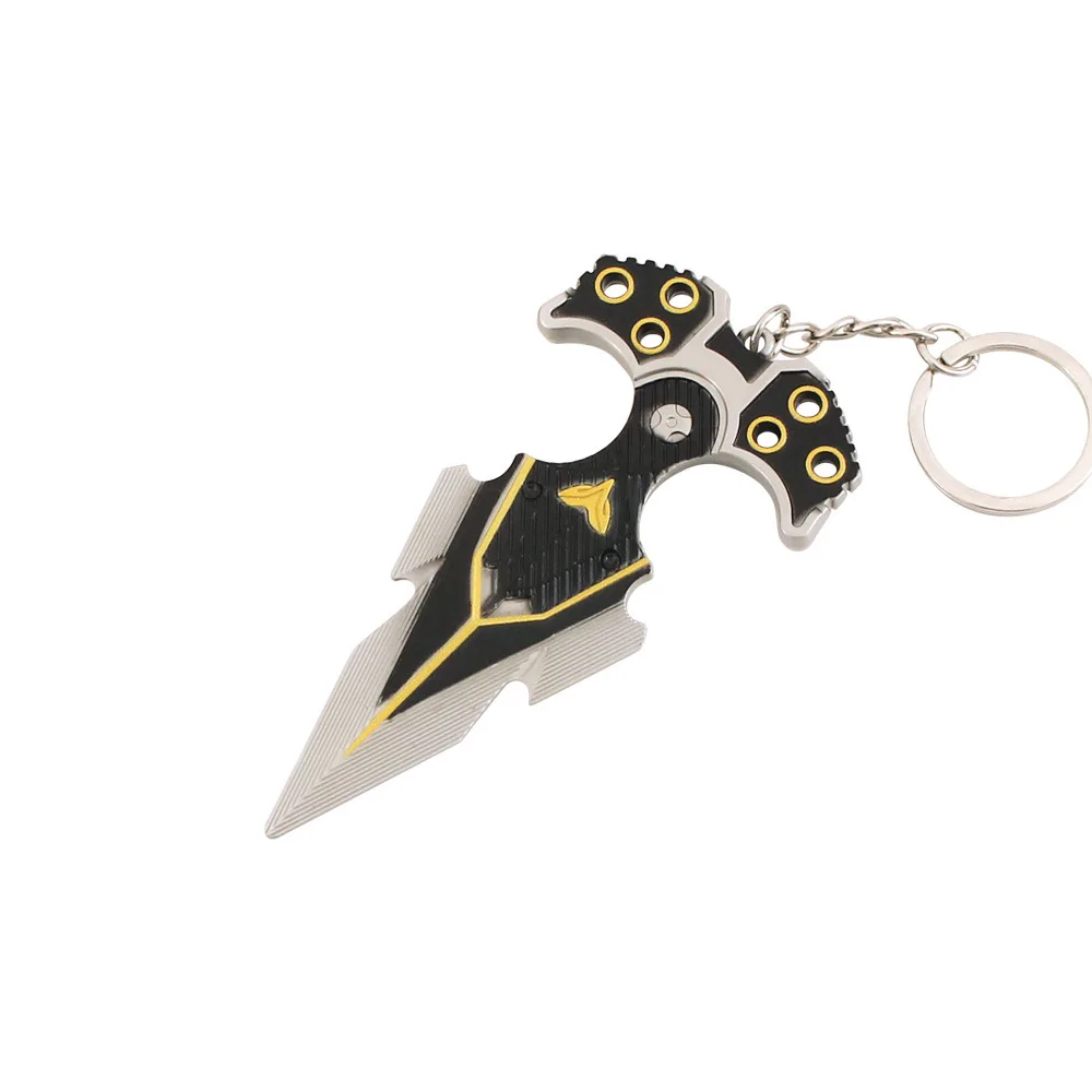 9cm Arena Breakout Knife Mini Chill Fang Hand Thorn Metal Keychain