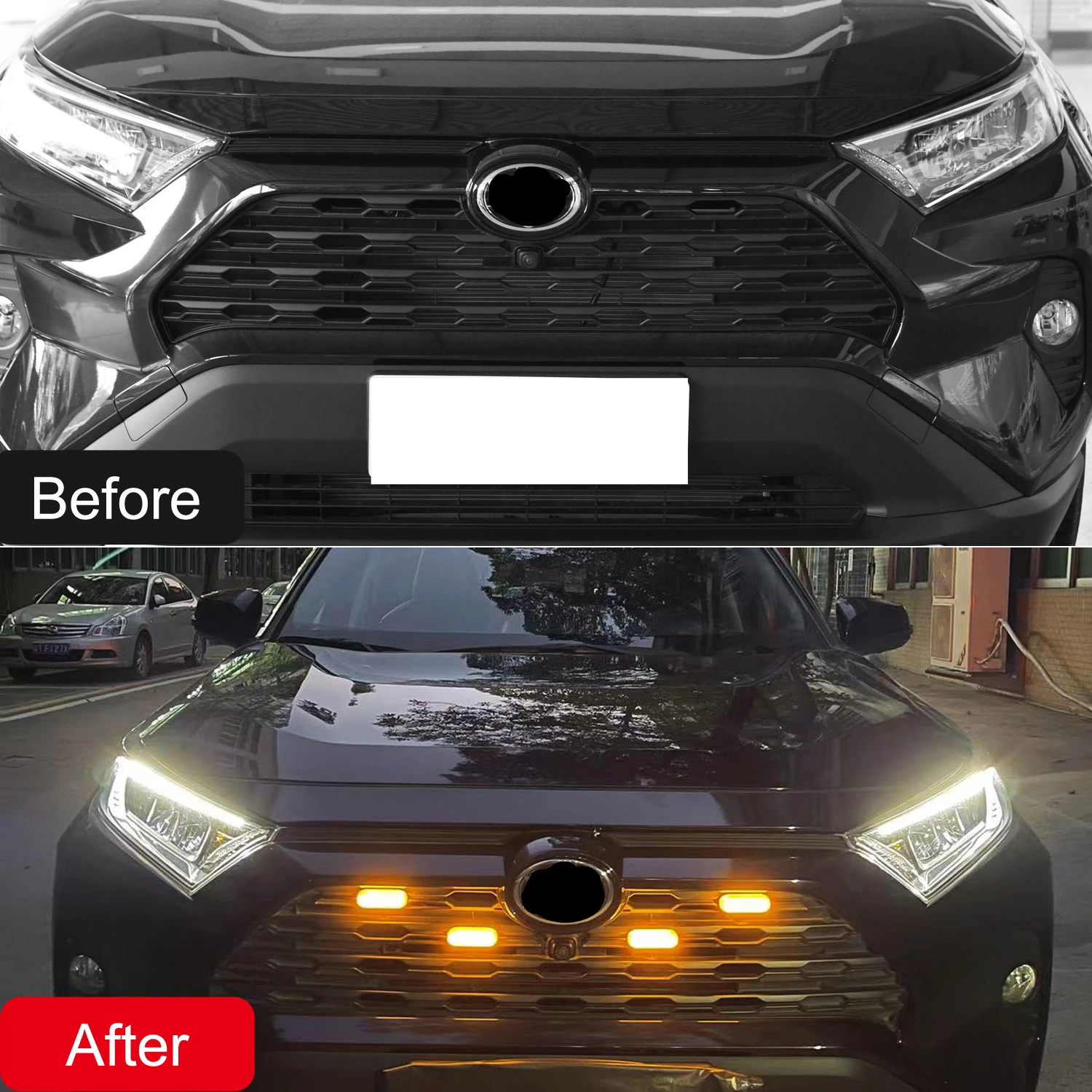 Ÿ RAV4 XA50  ڵ ׼ 2019 2020 2021 2022 Ʈ ׸ LED  ڹ Ʈ