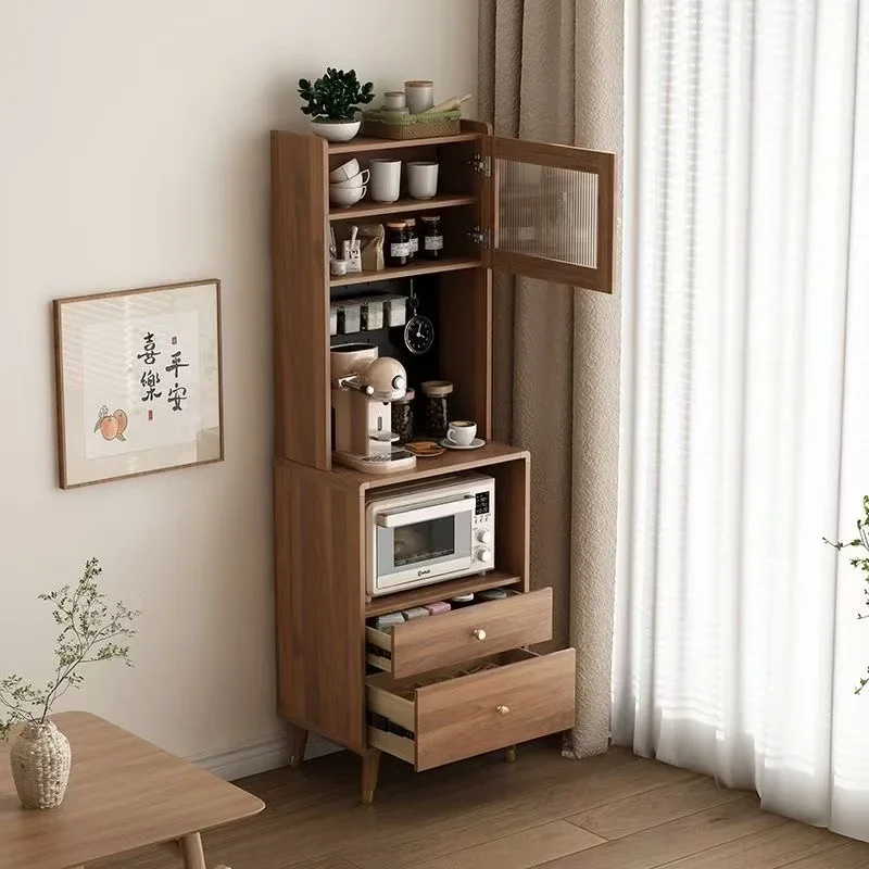 Wooden Kitchen Pantry Storage Cabinet, Freestanding Hutch Cabinet Storage Doors & Shelves, et Sideboard, Console Table