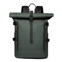 New Shoulder Bag Men's Senior Sense of Business Computer Outdoor Leisure Rolled Edge Travel Backpack Fashion Commuting - Image 6