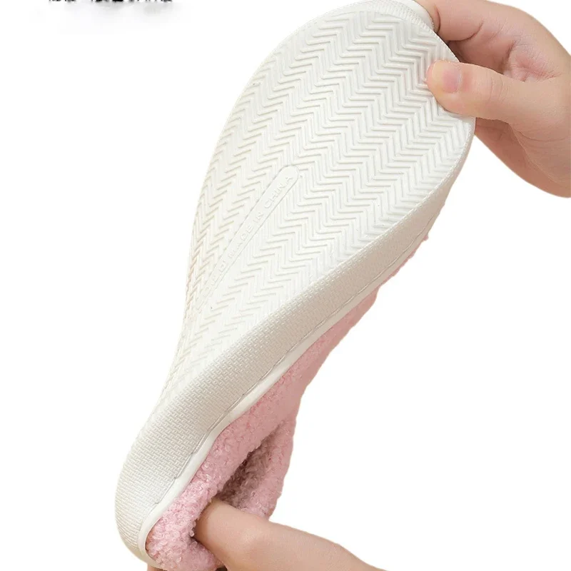 Floral Embroidery Cotton Slippers Women Fashion Flat Heel Round Toe Cotton Slippers Woman Soft Soles Non Slip Home Slides Ladies