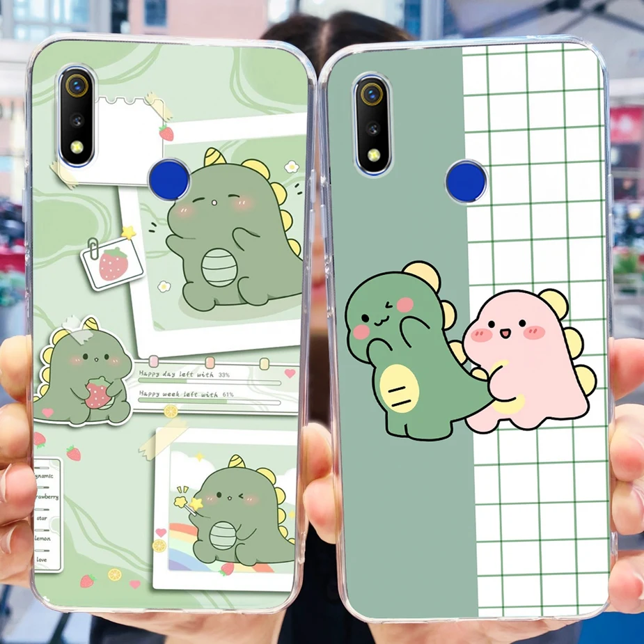 Cute Painted Soft Silicone Phone Case - Colorful Back Cover and Bumper