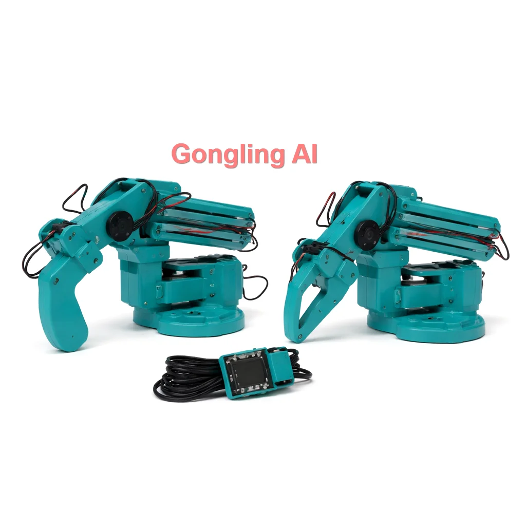 LeRobot SO-ARM101 실물형 지능형 로봇 팔 저가형 AI SO-101 조립형 마스터 암 + 슬레이브 암 프로그래밍 가능 로봇 키트