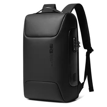 BANGE Nuovo zaino Design estetico Zaino da lavoro da uomo Zaini per laptop scolastici impermeabili antifurto Borsa da viaggio con ricarica USB