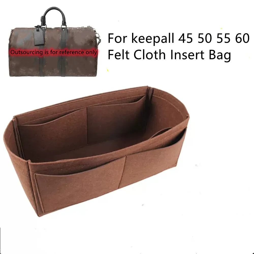 Inserto Organizer Per Borsa, Borsa Per Trucco In Feltro Borsa Da Viaggio Di Lusso Da Uomo E Da Donna E Shaper Per Tote, Per Keepall 45 50 55 60