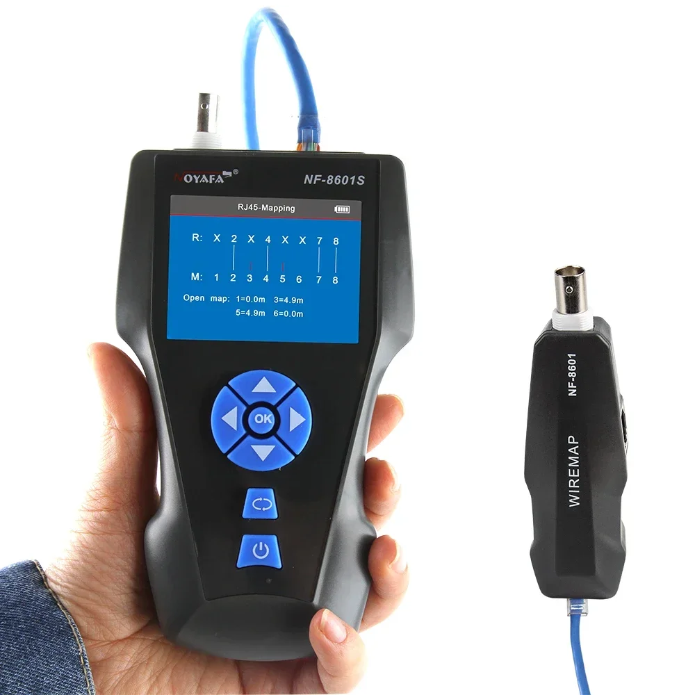 NOYAFA Cable and Network tester Cable and Network test NF-8601S 8601W 8601 Tester with PoE Ping Functions for