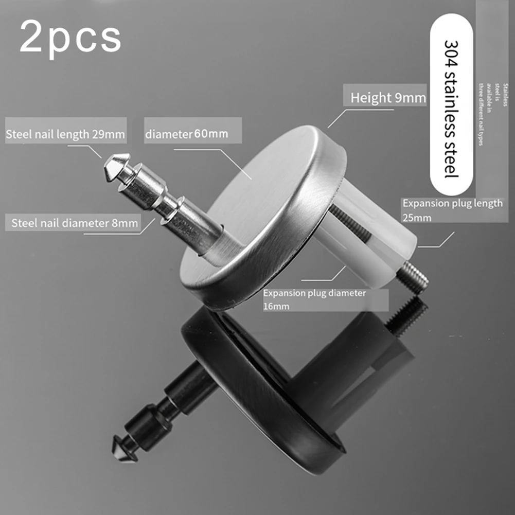 2pcs Toilet Cover Screw Buckle Quick Release Expansion Toilet Cover Seat Screw 45/55/60mm Lid Clips Building Tools toilet accessories
